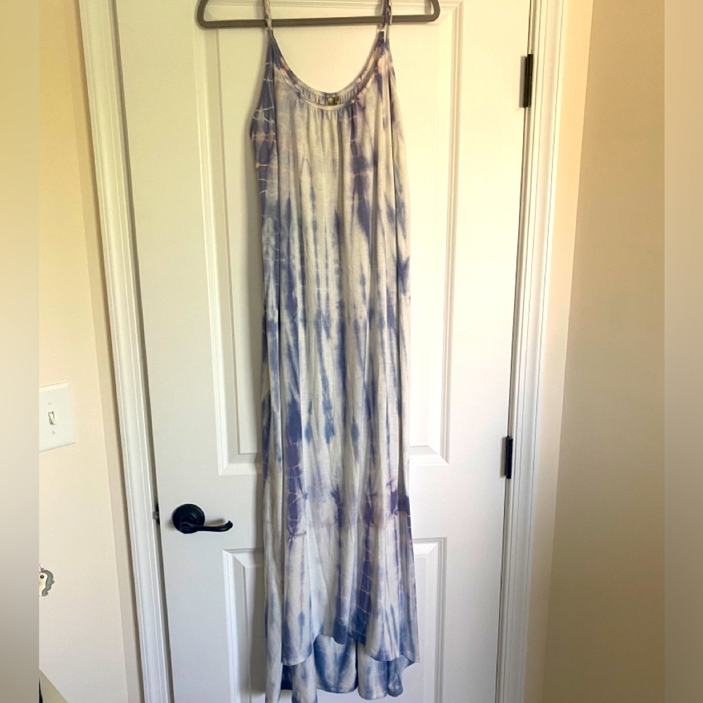 Tie dye maxi dress